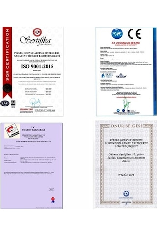 Master Reverse Osmosis System Su Arıtma Cihazı Membran Ve Tatlandırıcı Filtre