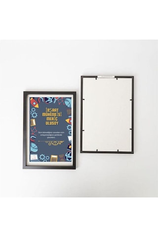 Mühendilerine Özel Yazılı Çerçeve 20 X 30