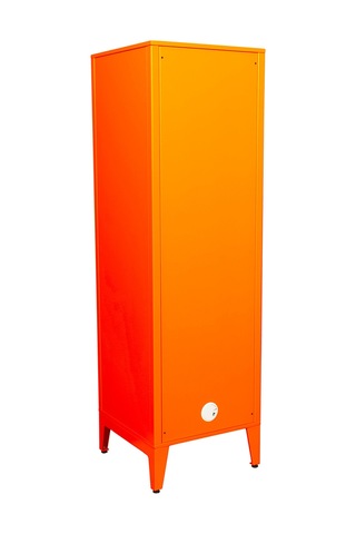 Alfafonet Ziglat Serisi Kilitli Metal Home Office Dolabı Metal Kapaklı Turuncu Ral 2004 450x1500x450 Mm