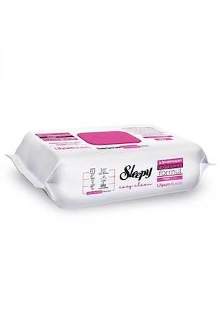 Şeylişeyler Sleepy Easy Clean Lilyum Buketi Yüzey Temizlik Havlusu 100 Yaprak 10 Paket 10'lu Set