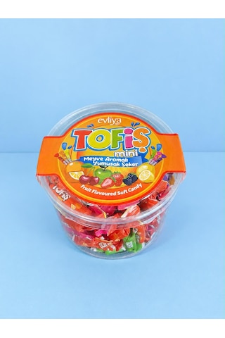 Tofiş Mini Meyve Aromalı Yumuşak Şeker 100 Adet 480g
