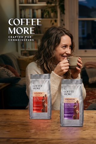 Coffee More Premium Espresso Çekirdek Kahve 250 Gr