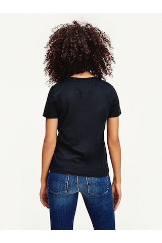 Tommy Hilfiger Tommy Hılfıger Kadın T-shırt Dw0dw09198-bds 001