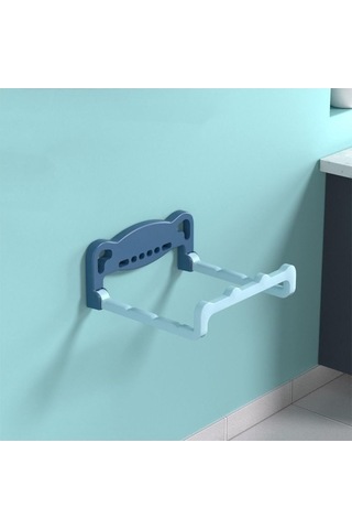 Besthome1 Duvar Tipi Çerçevelessin Dolap, Banyo/evde Tutanak/su Ürünler, Dayanıklı Pp, Mavi, 2 Adet Mavi Mavi