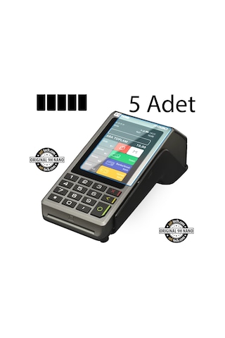 İnpos M530 Yeni Nesil Yazar Kasa Pos Dokunmatik Ekran Koruyucu 5'li Set