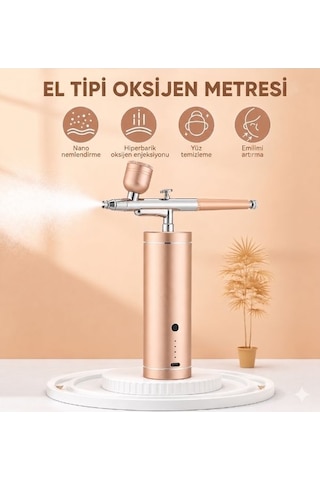 Profesyonel Airbrush Makyaj Kiti Z16 Kompresörlü Nano Yüz Spreyi Ve Buhar İyonizer