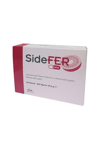 Sidefer Yetişkinler için 30 Kapsül Sidefer Yetişkinler için 30 Kapsül