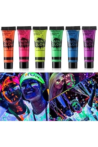 Glow Sboya Fosforlu Krem Boya 12 Adet