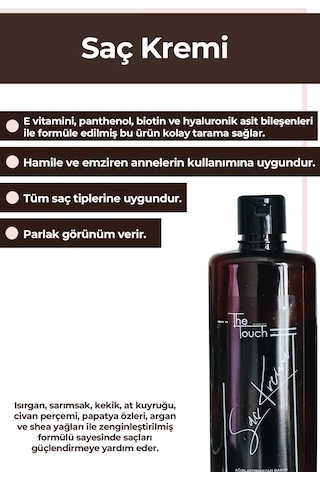 The Touch By Seda Altın Saç Kremi 350 ML