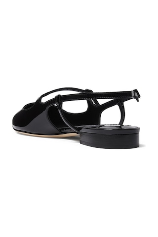 Jimmy Choo Didi Patente Deri Balerin Ayakkabılar Siyah