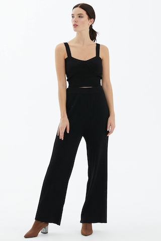 Sementa Fitilli Triko Pantolon - Siyah 001