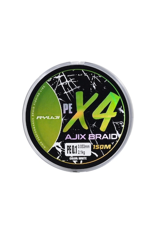Ryuji Ajix Braid 4x 150 Mt 0.2pe-0.08mm Lrf İp Misina