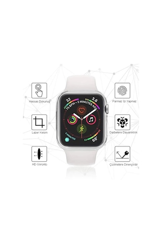 Apple Uyumlu Watch 38mm Şeffaf Silikon Saat Koruma