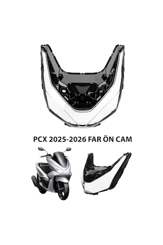 Honda Pcx Ön Far Camı 2025 Sonrası Modellere Tam Uyumlu Yüksek Kalite
