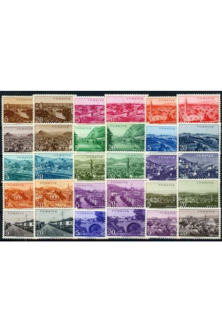 Pul Koleksiyonu,1958/60 Memleket Serisi,134 Pul Tam Seri,ASB-5062