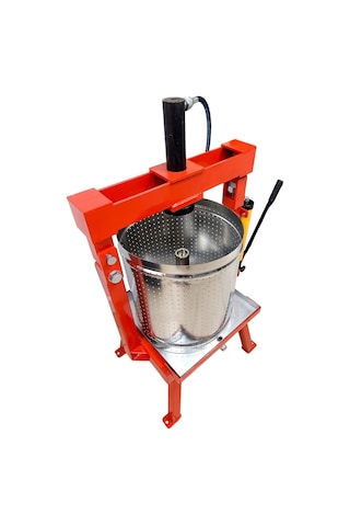 Zentra Pistonlu Paslanmaz Çelik Meyve Sıkma Presi 50 Litre