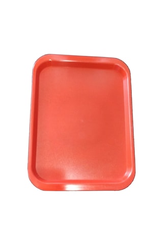 Self Servis Tepsisi Tepsi Fast Food Tepsi Kırmızı 36 x 27 CM 10 Adet