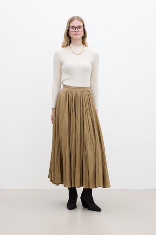 Pılıse Maxı Etek Toprak Camel