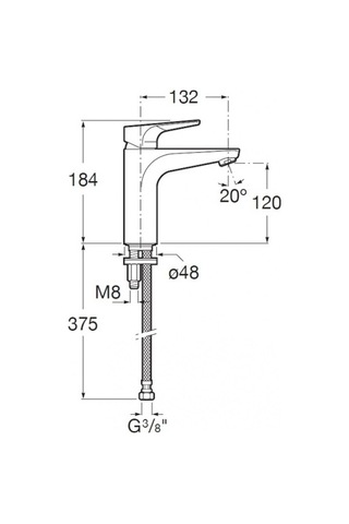 Roca Atlas Lavabo Bataryası A5A3990C00