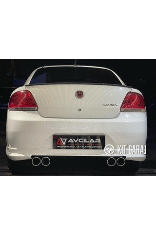 Kit Garaj Fiat Linea Custom Arka Ek Makyajsız Dayanıklı Abs Plastik Boyasız Kolay Montaj