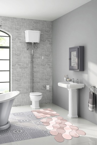 Alanur Florya Lazer Kesim 2 Li Banyo Takimi St210117gr pudra