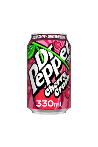 Dr Pepper Cherry Crush Zero Sugar 330ml Dr Pepper Cherry Crush Zero Sugar 330ml