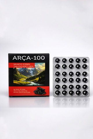 Arça %100 Saf Shilajit 30'lu Tablet Gıda Takviyesi