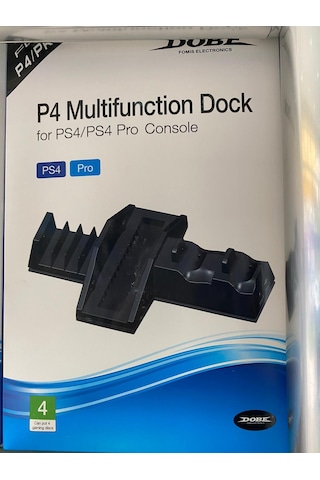 Dobe PS4 - PS4 Pro Multi Set - Fan - Kol Şarj - Dikey Stand