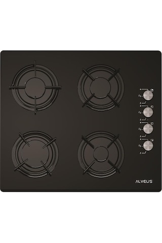 Alveus Ecoplus AF860 - A10 - AD07 Siyah Ankastre Set
