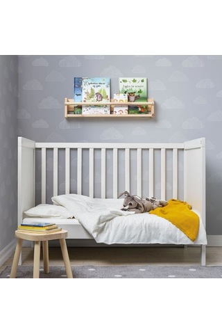 Ikea Elen Tek Kişilik Nevresim Takımı 110 X 125 Cm Beyaz - Gri