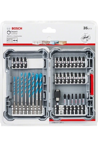 Bosch Impact 35'Li Matkap ve Bits Ucu Karışık Set 2608577147