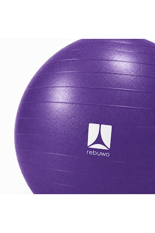 Rebuwo Pilates Topu 65 Cm Mor