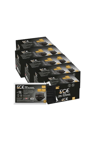 Ece Full Ultrasonik Tek Tek Paketli Meltblownlu Maske 400 Adet Siyah