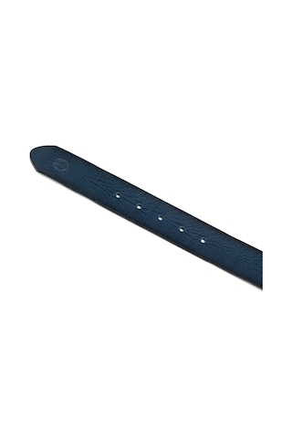 Lacivert Erkek N-040-01 Grande Spor Kemer Genişlik 4 Cm