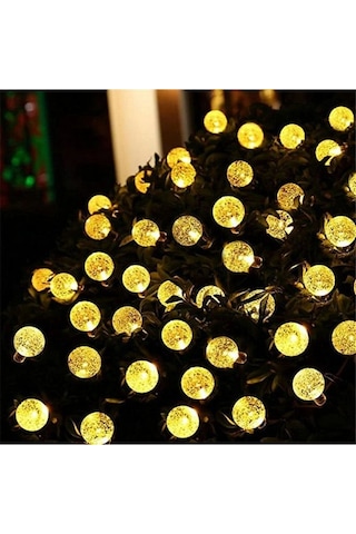 50 Top Ledli Solar Kristal Bahçe Dekorasyon Aydınlatma Sarı Işık Diğer