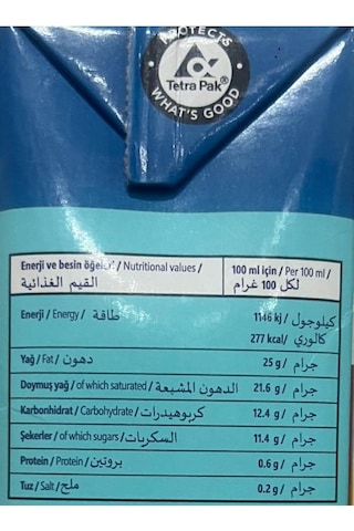 Zeelandia Whipli Şekerli Sıvı Şanti %25 1 Kg