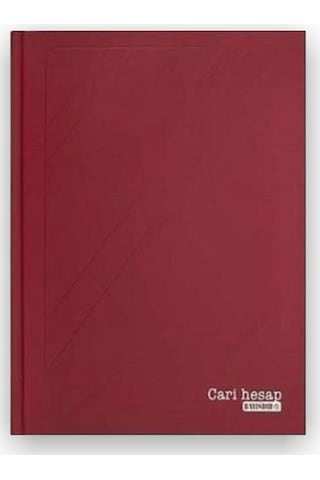 Bayındır Cari Hesap Defteri 12 x 17 CM 240 Yaprak 1 Adet