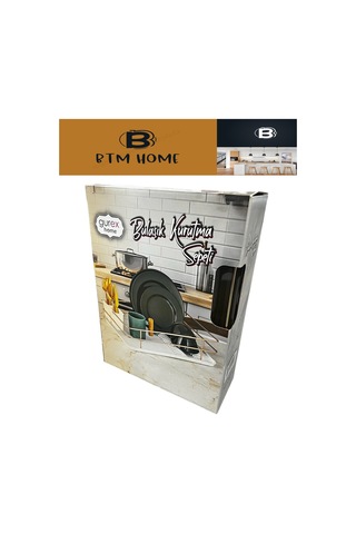 20 Adet Tabak Kapasiteli Metal Plastik Bulaşık Kurutma Sepeti Siyah