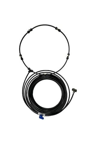 Açık Hava Sisleme Fanı Kiti Fan Sprey Halkası Sprey Borusu Sisleme Fanı Soğutucu Su Soğutmalı Patio Abd Standart Arayüzü 7256 Renkli