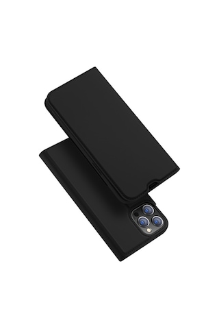 Dux Ducis Apple Uyumlu iPhone 13 Pro 6.1Inç Kilif Kapakli Flip Cover Kilif Sk 119961287 - Renk / Siyah