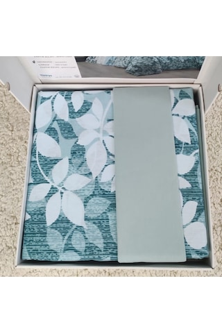 Nevresim Takımı % 100 Cotton Tek Kişilik - Mavi 23309