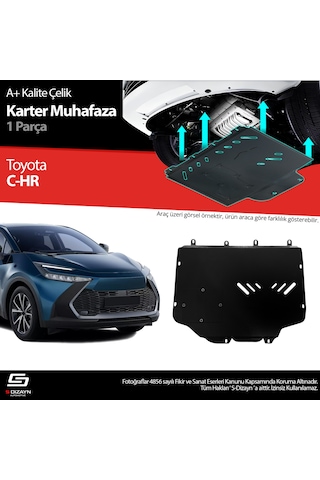 S-dizayn Toyota C-hr Çelik Karter Muhafaza 2023 Üzeri A+ Kalite