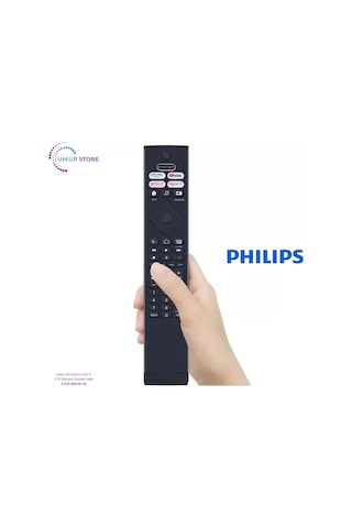 Philips İle Uyumlu 50pus8808/12 Smart Led Tv Kumandası-mikrofonsuz