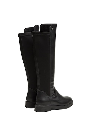 Pierre Cardin® | Pc-52066-3076 Siyah Cilt - Kadın Çizme Siyah