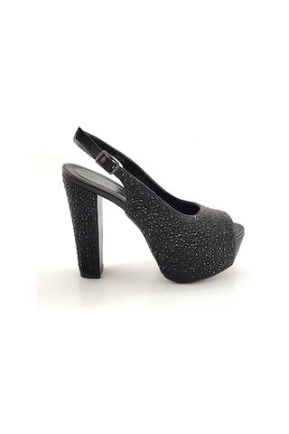 L&l 374 Günlük Kadın Topuklu Ayakkabı-siyah Siyah