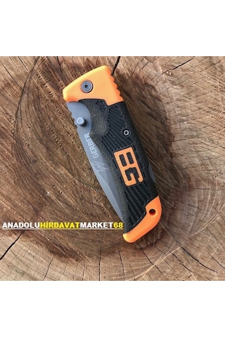 Gerber Çakı Mini Cep Çakısı Avcı Kampçı Bıçağı Mini Çelik Bıçak Siyah