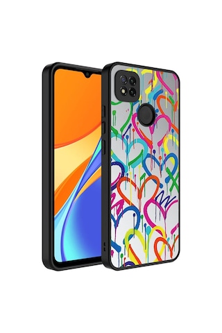 Xiaomi Redmi 10a Kılıf Aynalı Desenli Kamera Korumalı Parlak Zore Mirror Kılıf