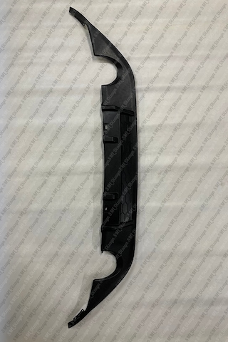 Volkswagen Golf 7 R Difüzör Tek Çıkış İthal Mat Siyah Difizör Plastik