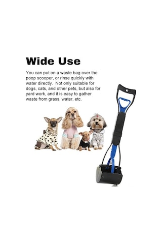 Ulzyvf Katlanır Uzun Saplı Köpek Kaka Küreği - Poşet Ve Saklama Kutusu Dahil Pembe Pembe