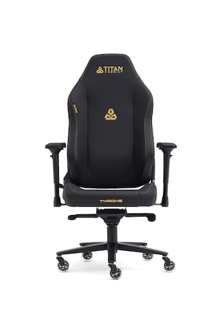 Titanseat Throne Leather Gold Oyuncu Koltuğu Gold